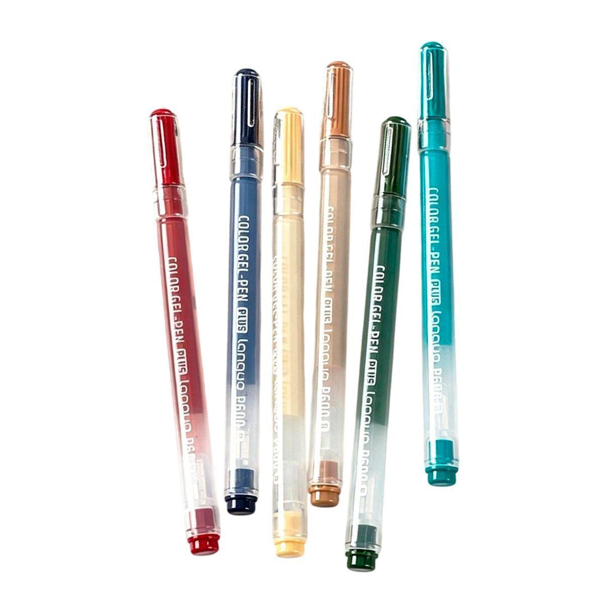 Set 6 Lapices Gel 10mm Surtido Languo-2