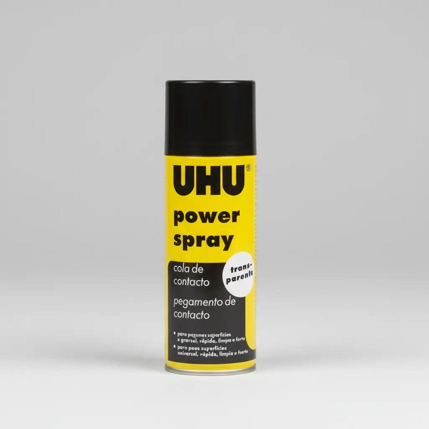 Uhu Pegamento De Contacto Power Spray Transparante Transparente-3
