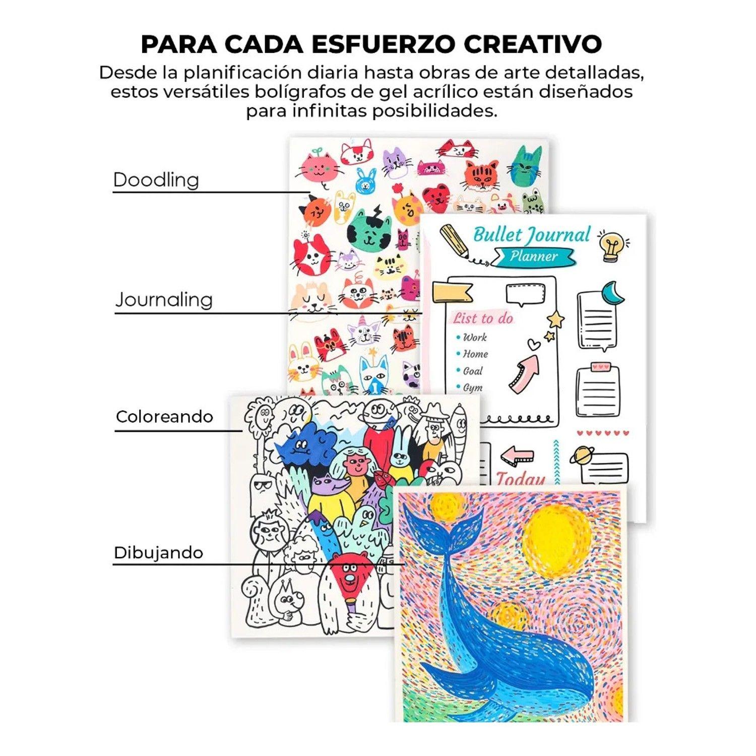 Kit Para Colorear Grabie Bold & Bright Ocean 12 Gel + Block-4