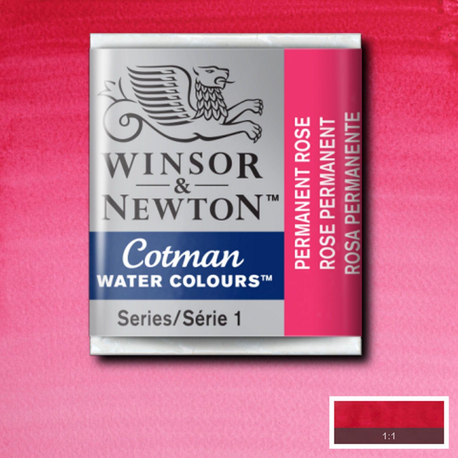 Acuarela Cotman m/pan rosa permanente Winsor & Newton-1
