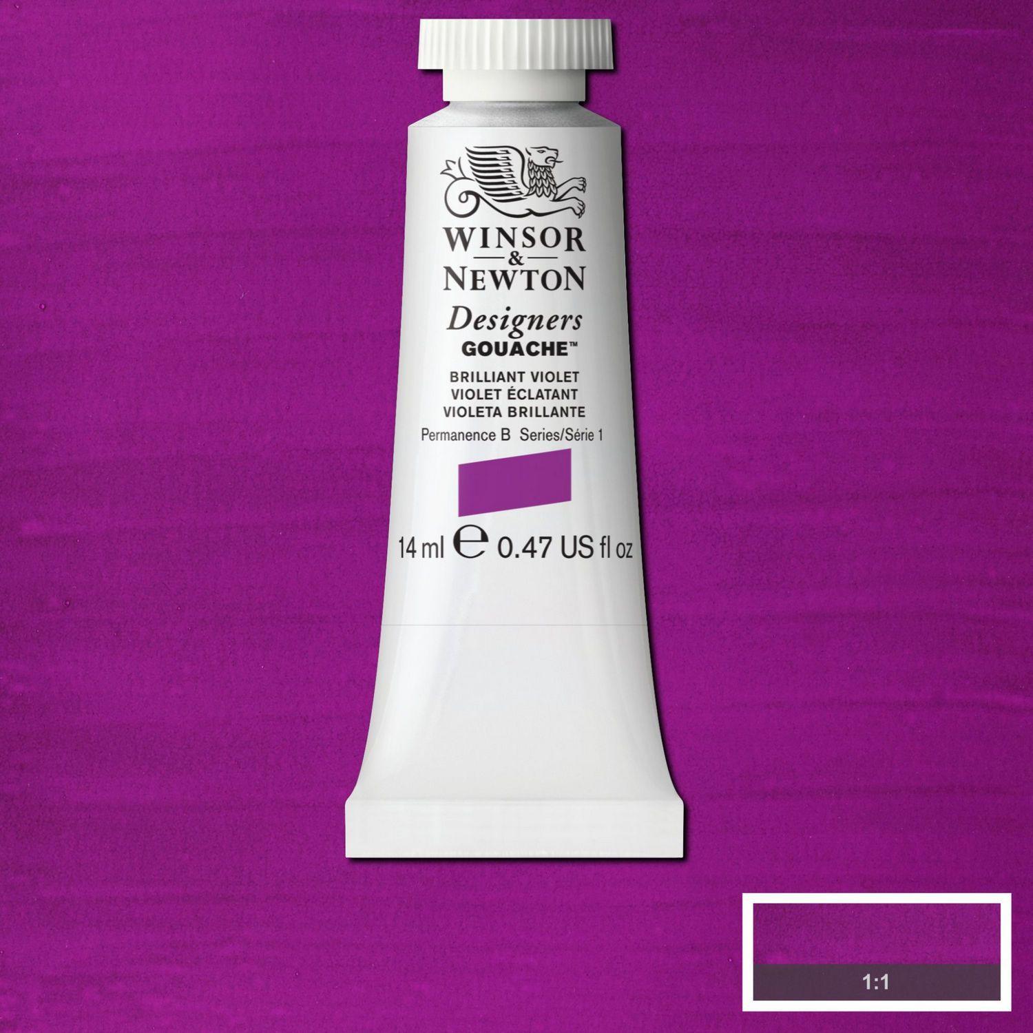 Gouache 14ml tubo Violeta Brillante Winsor & Newton-1