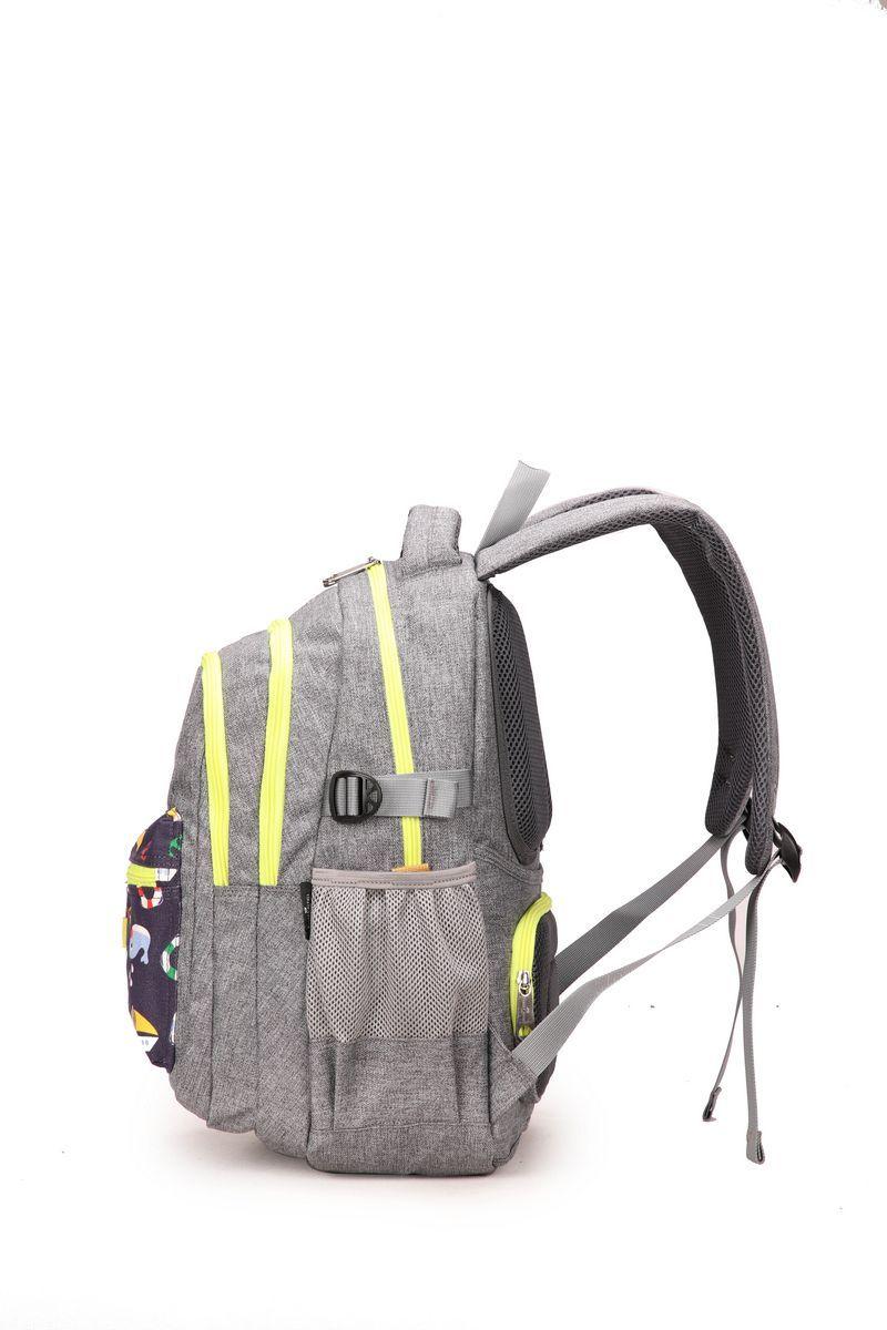 Mochila Escolar 15l - Gris Marinero-2