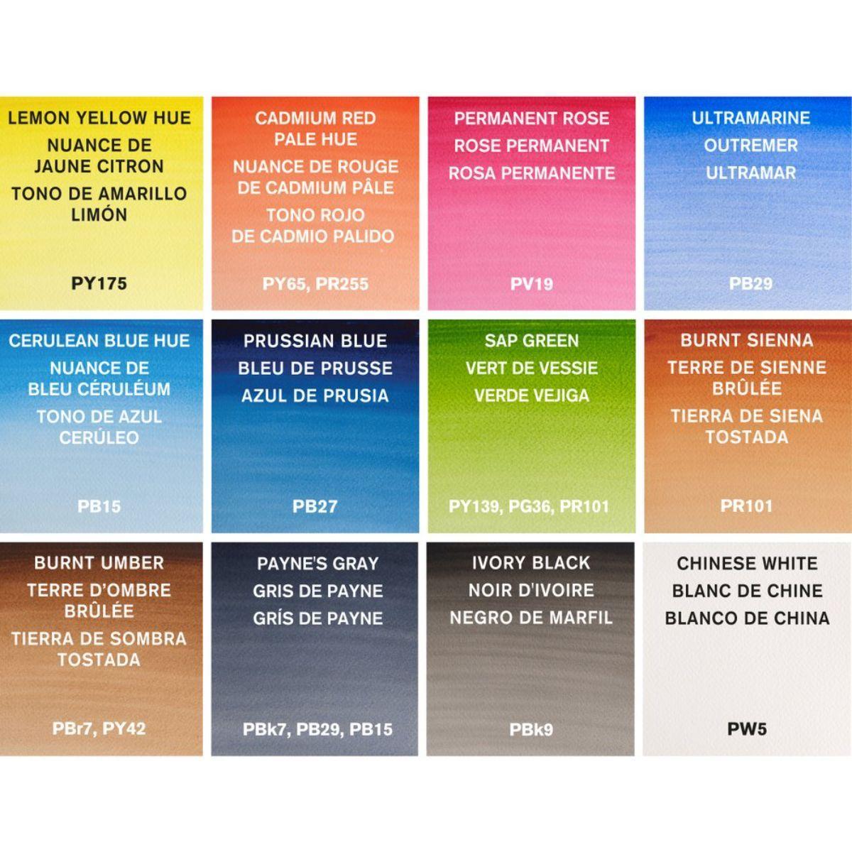 Acuarela Cotman med godet paint plus x12-6