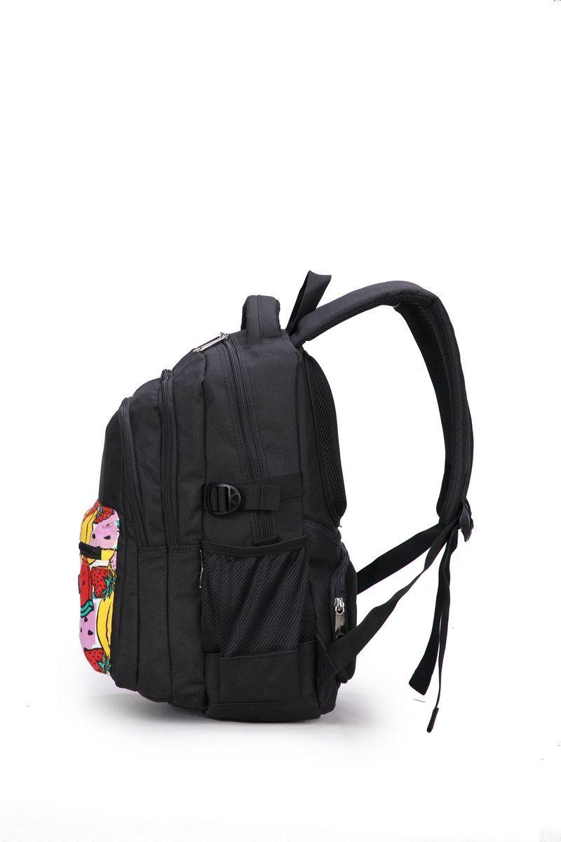 Mochila Escolar 15l - Negro Frutas-2