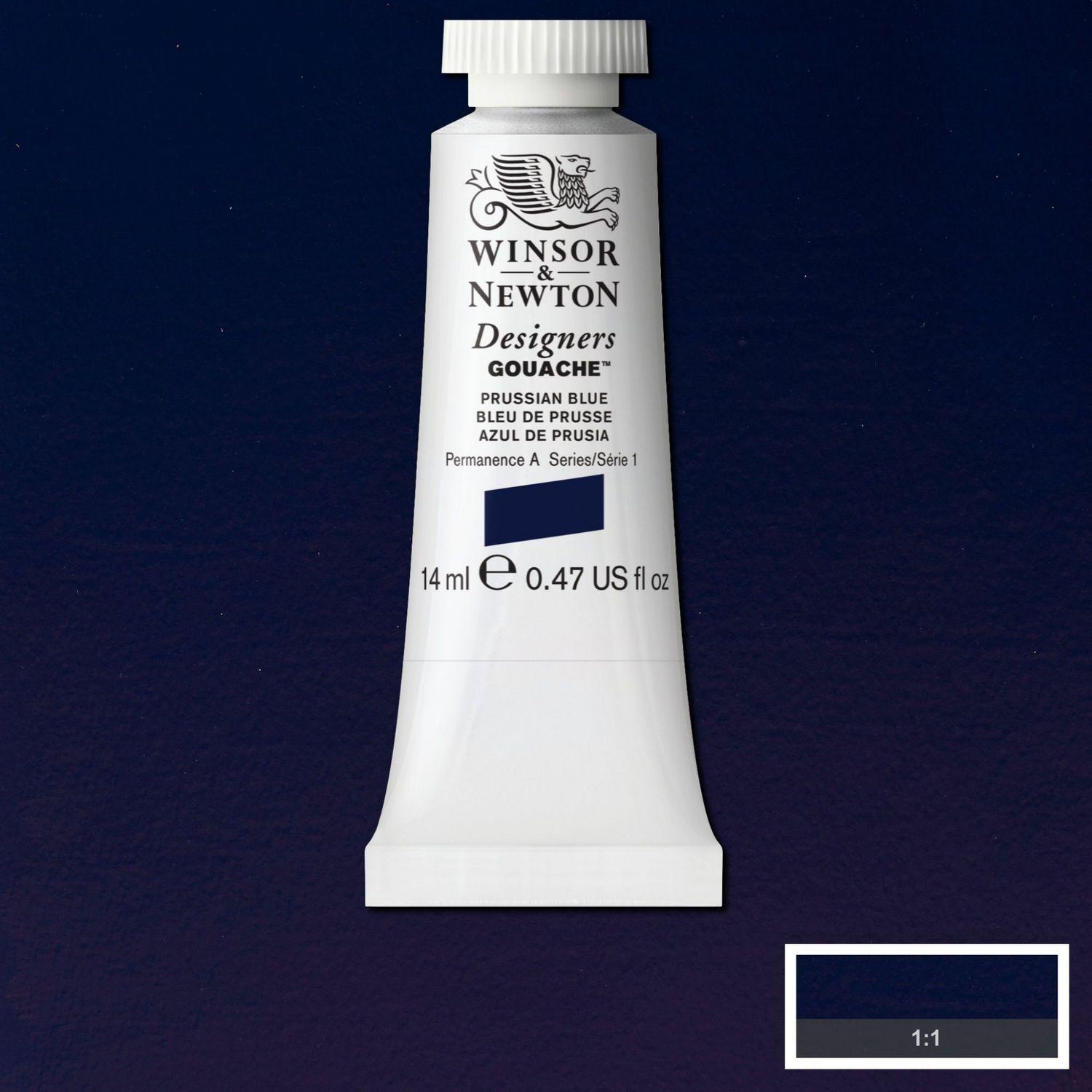 Gouache 14ml tubo Azul de Prusia Winsor & Newton-1