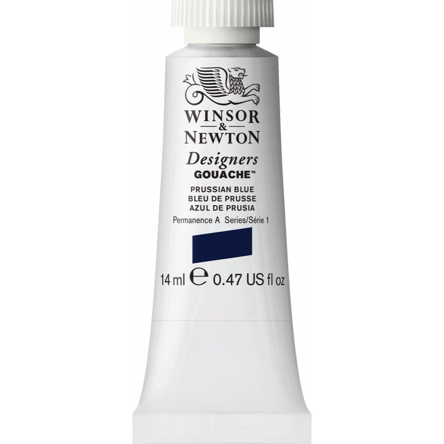 Gouache 14ml tubo Azul de Prusia Winsor & Newton-0
