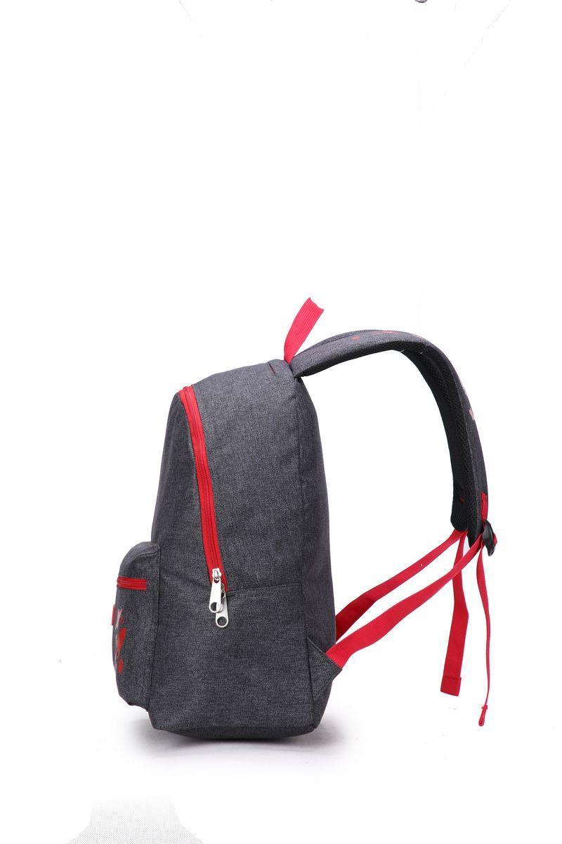 Mochila Energectic 23l - Gris Con Rojo-2