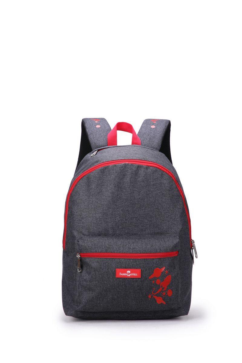 Mochila Energectic 23l - Gris Con Rojo-0