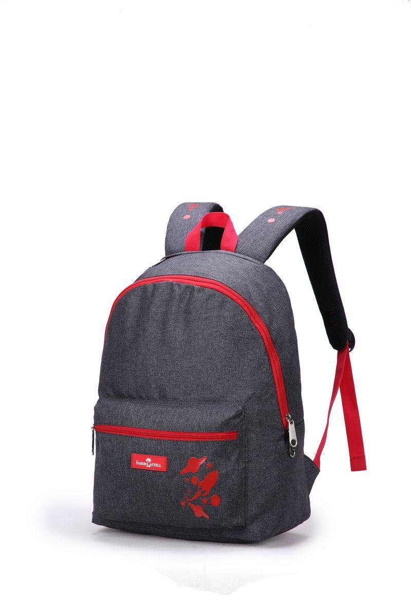 Mochila Energectic 23l - Gris Con Rojo-1