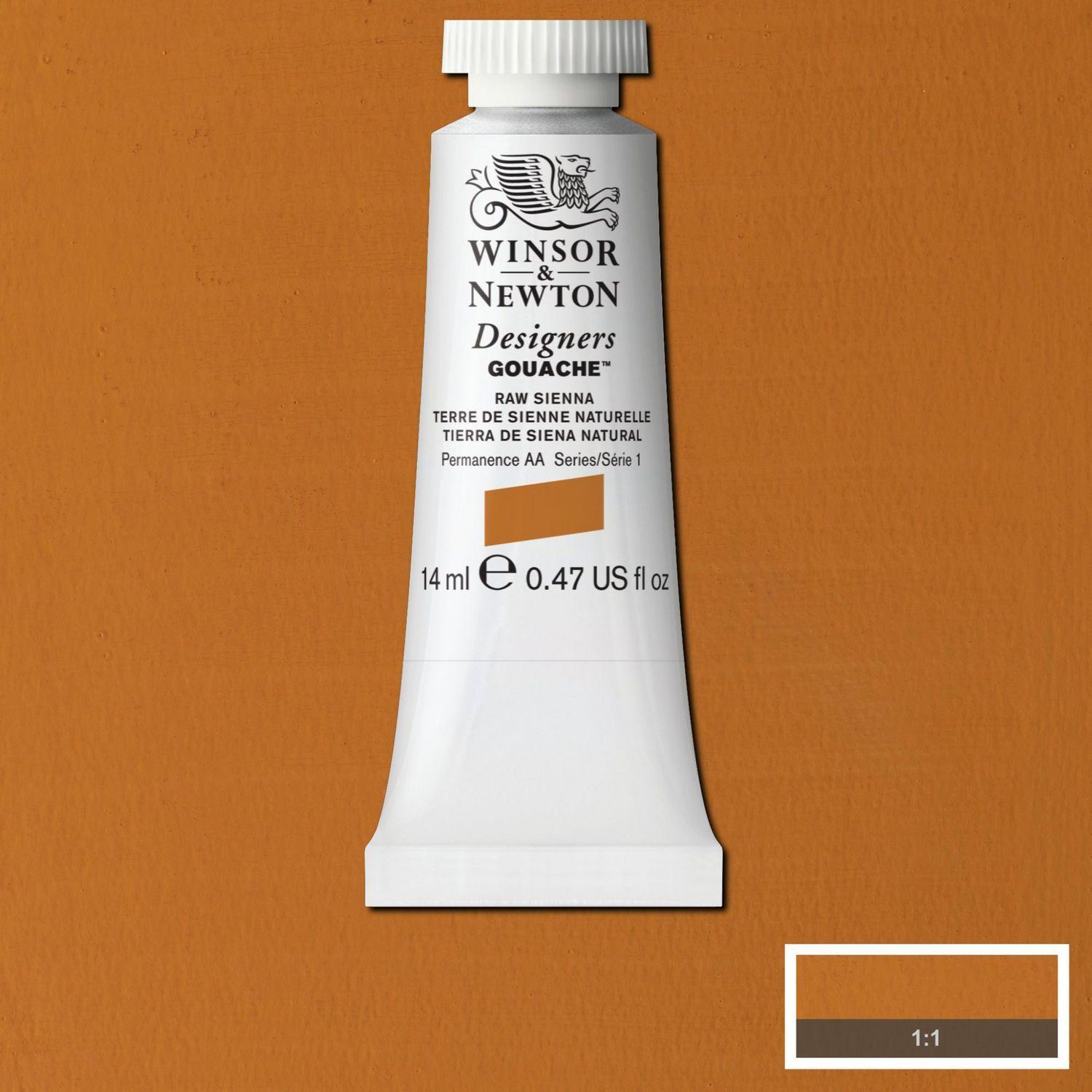 Gouache 14ml tubo Tierra de Siena Natural Winsor & Newton-1