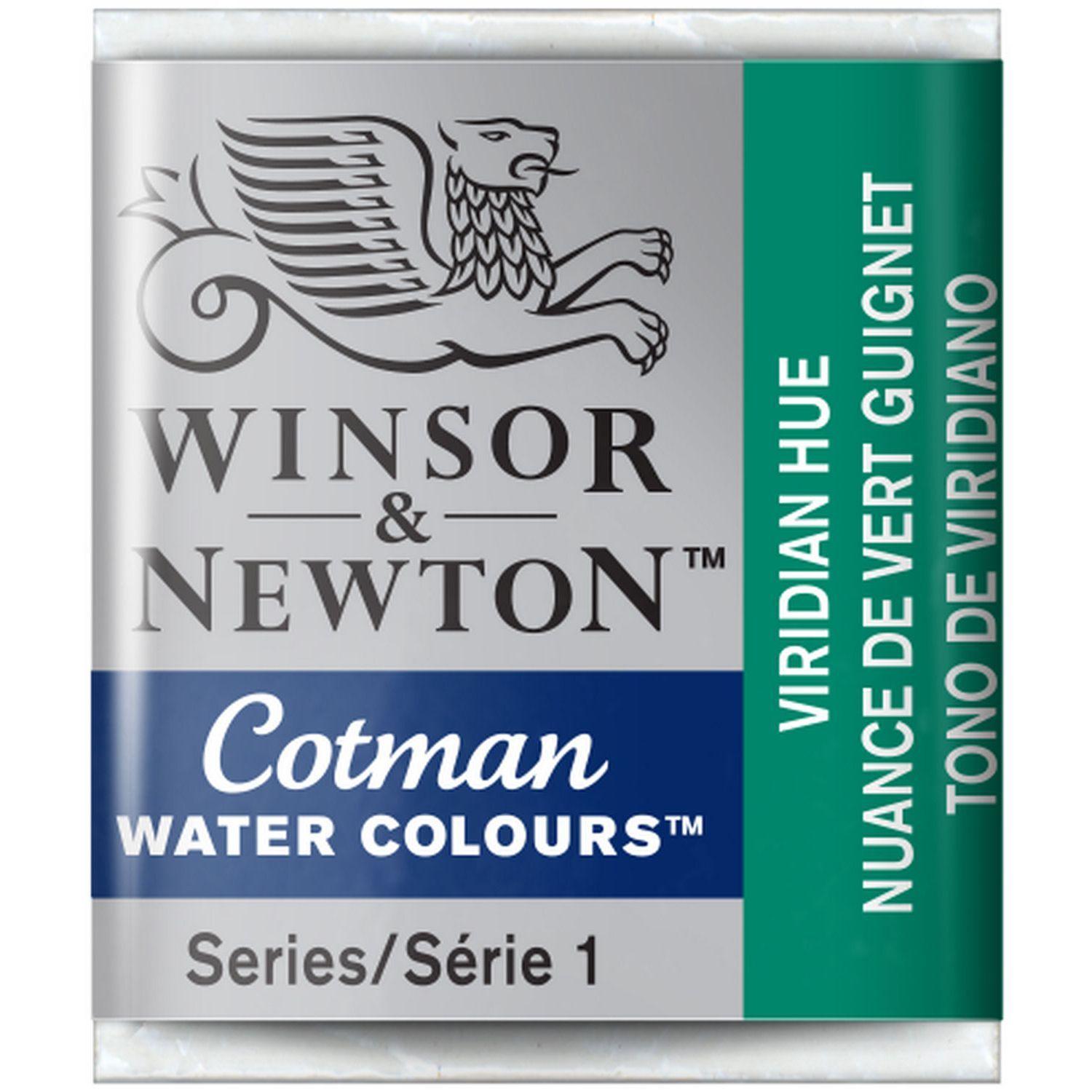 Acuarela Cotman m/pan tono viridiano Winsor & Newton-0