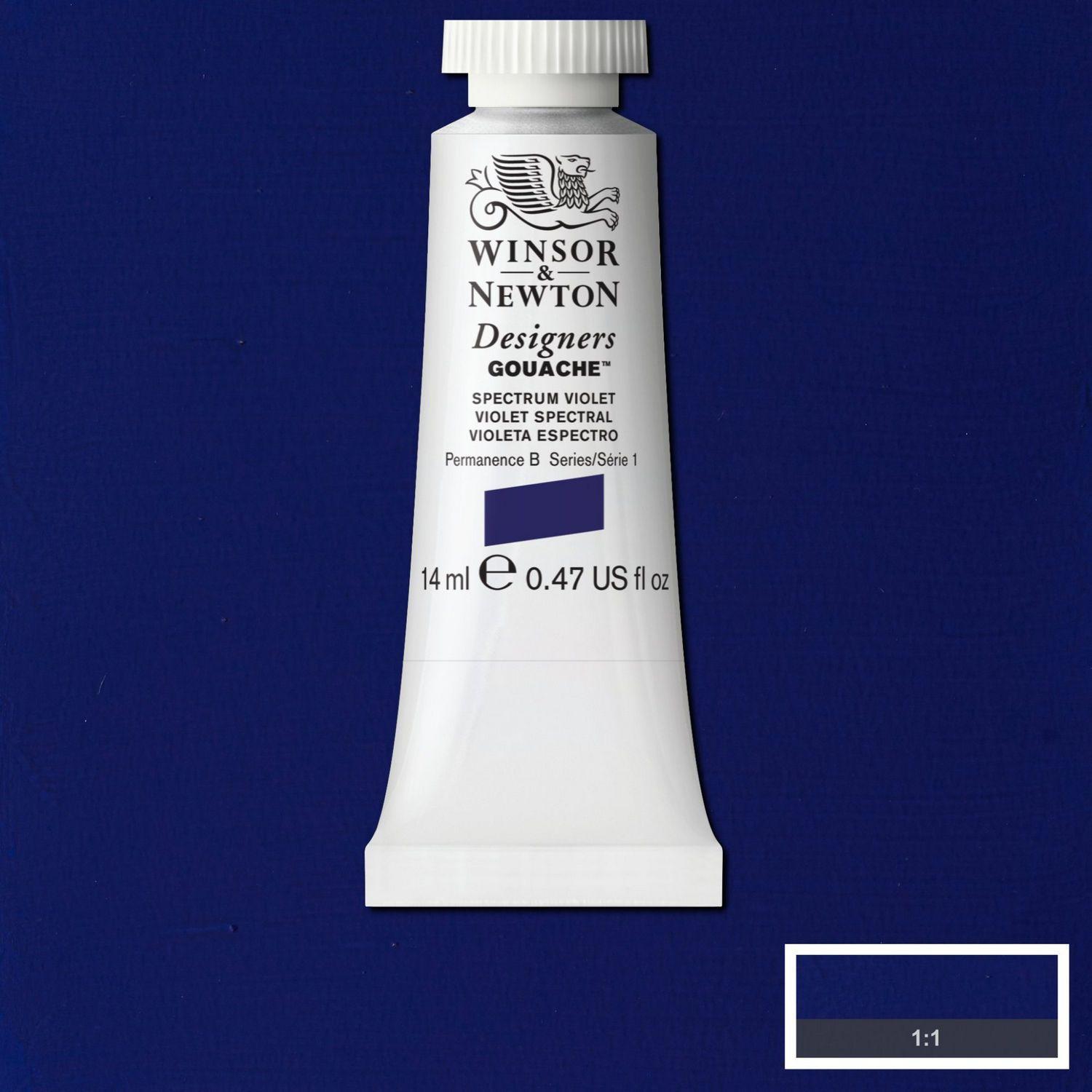 Gouache 14ml tubo Violeta Espectro Winsor & Newton-1