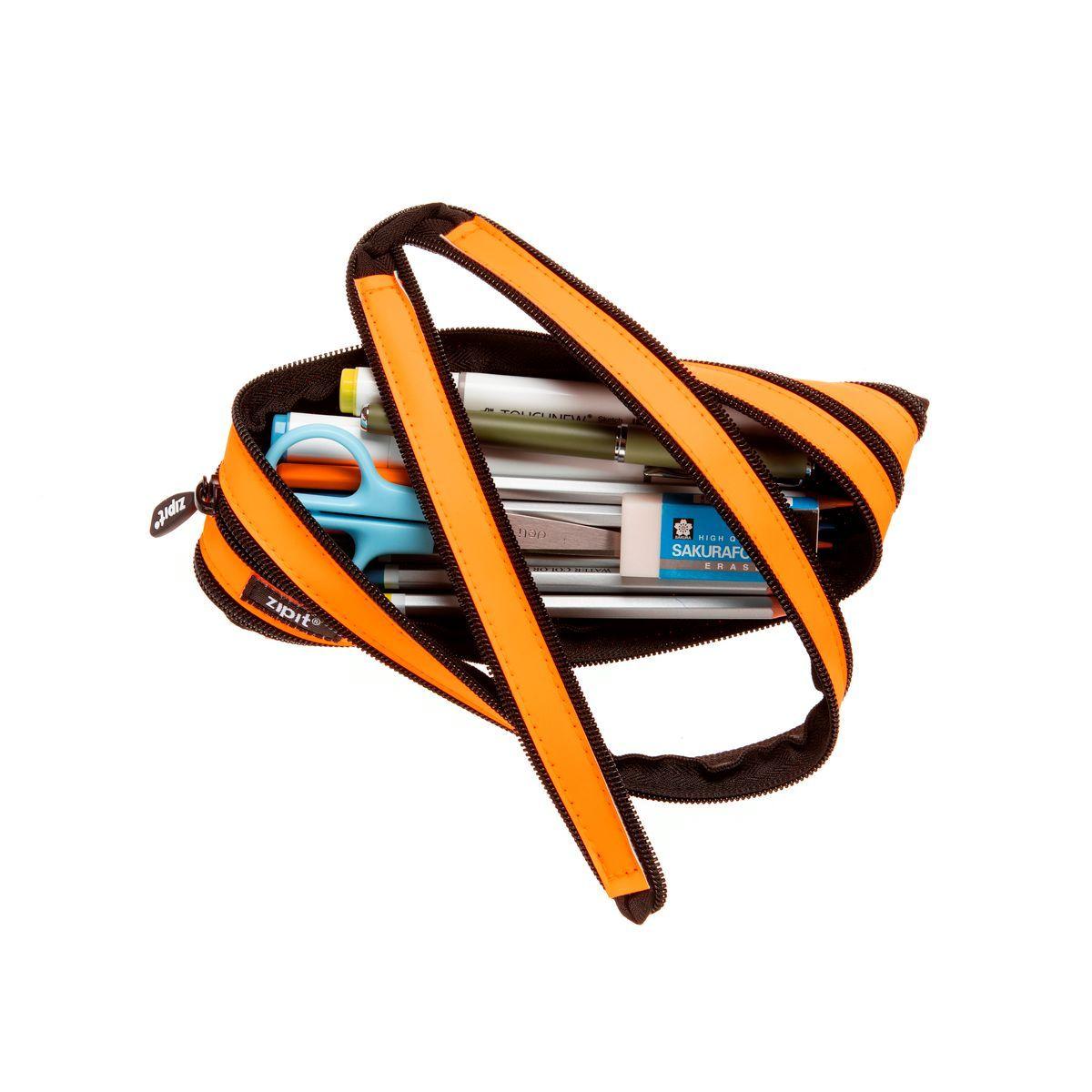 Estuche Neon Color Naranjo-3