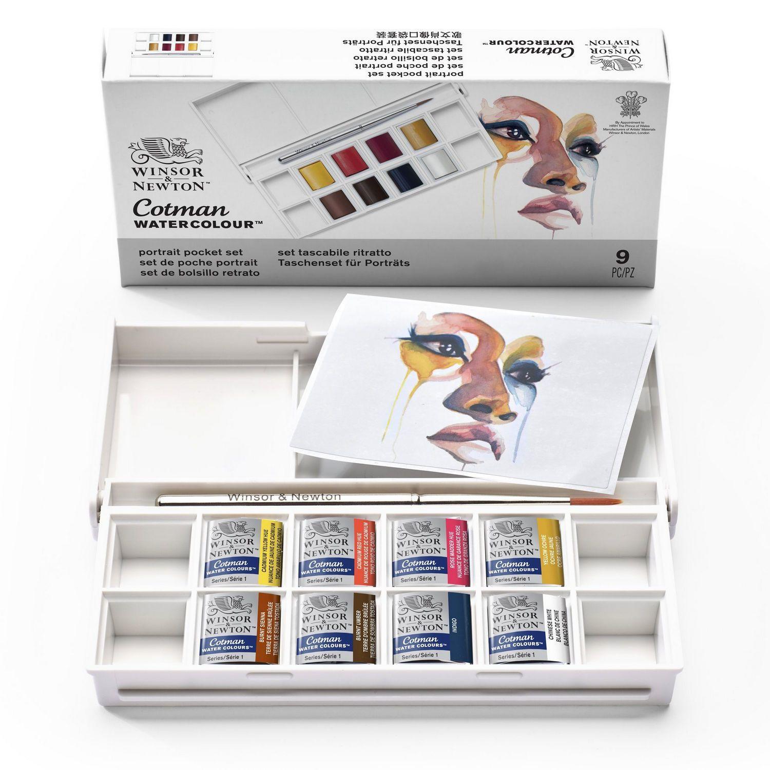 Acuarela Cotman Set Portrait 8hp Winsor & Newton-1