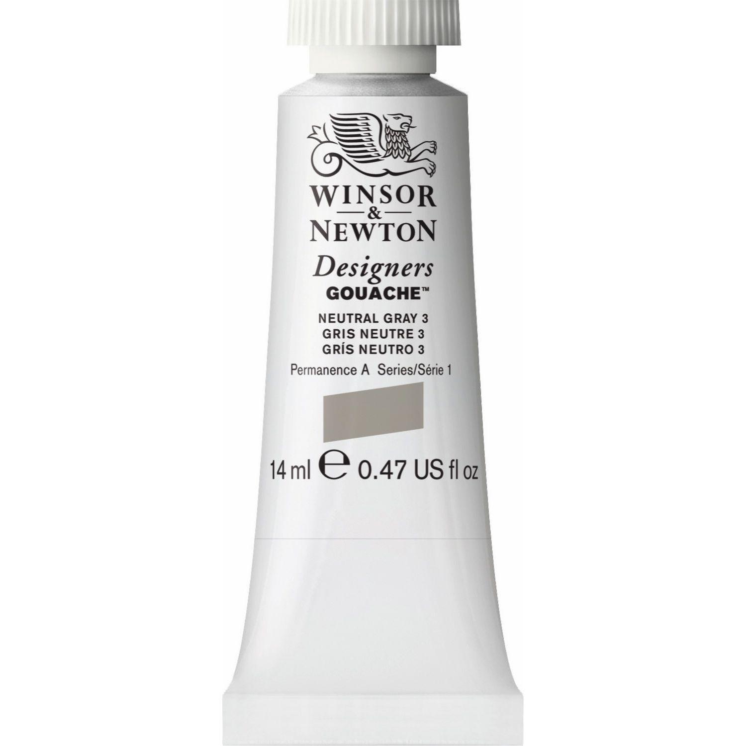 Gouache 14ml tubo Gris Neutro 3 Winsor & Newton-0