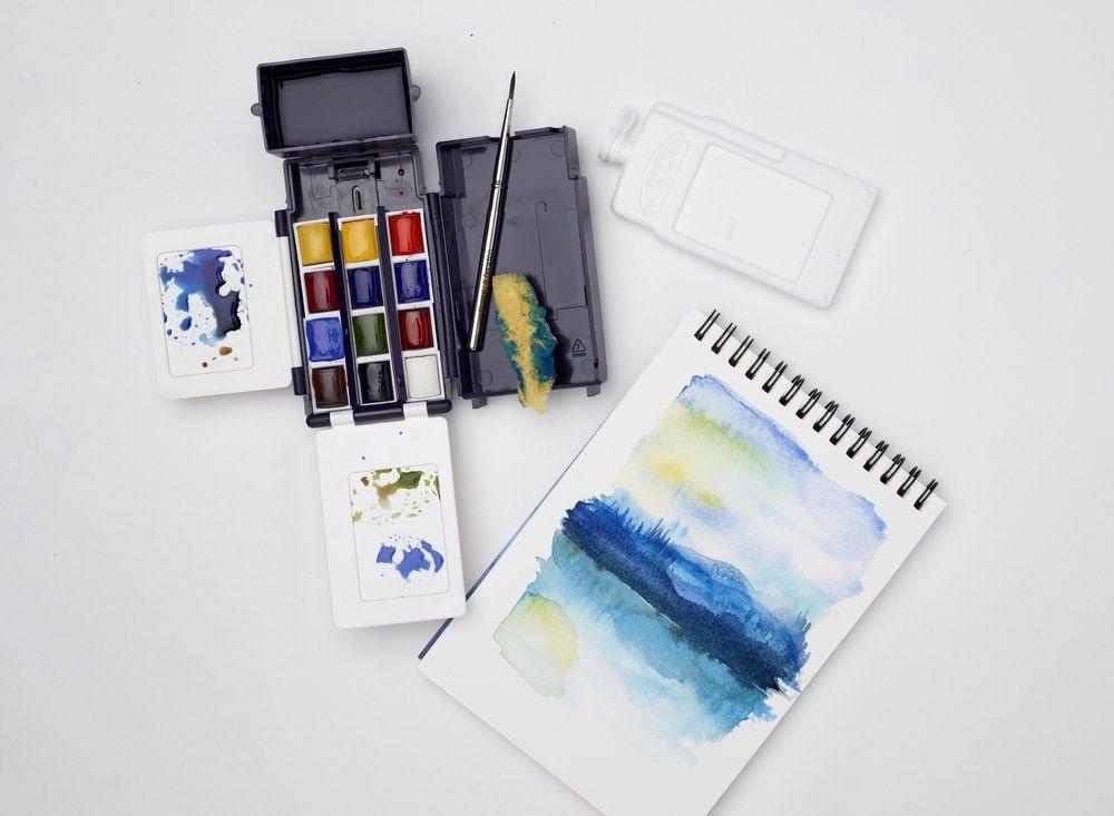 Acuarela Cotman set Ext. med godets x12-3