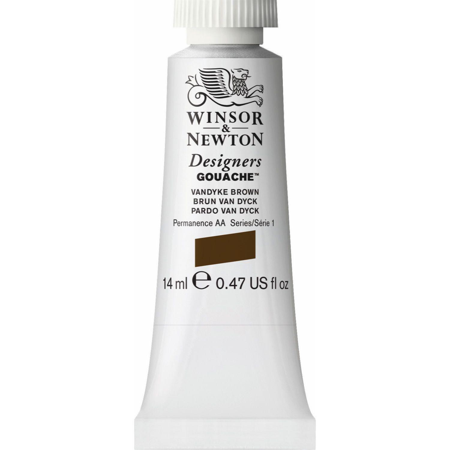Gouache 14ml tubo Pardo Van Dick Winsor & Newton-0