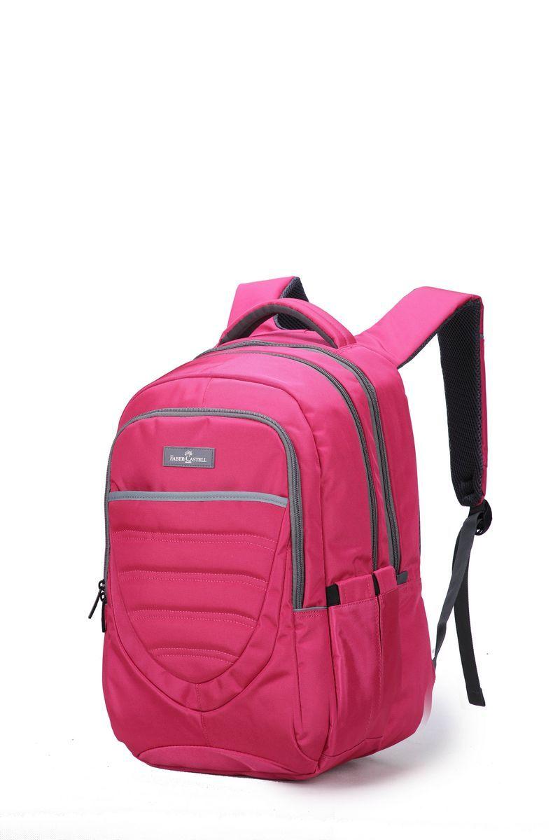 Mochila Weekend 30l - Rosado Con Cierre Gris-1