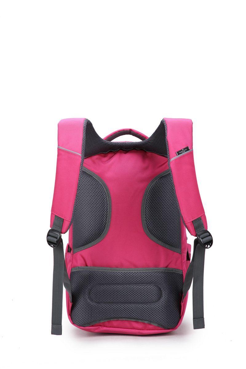 Mochila Weekend 30l - Rosado Con Cierre Gris-3