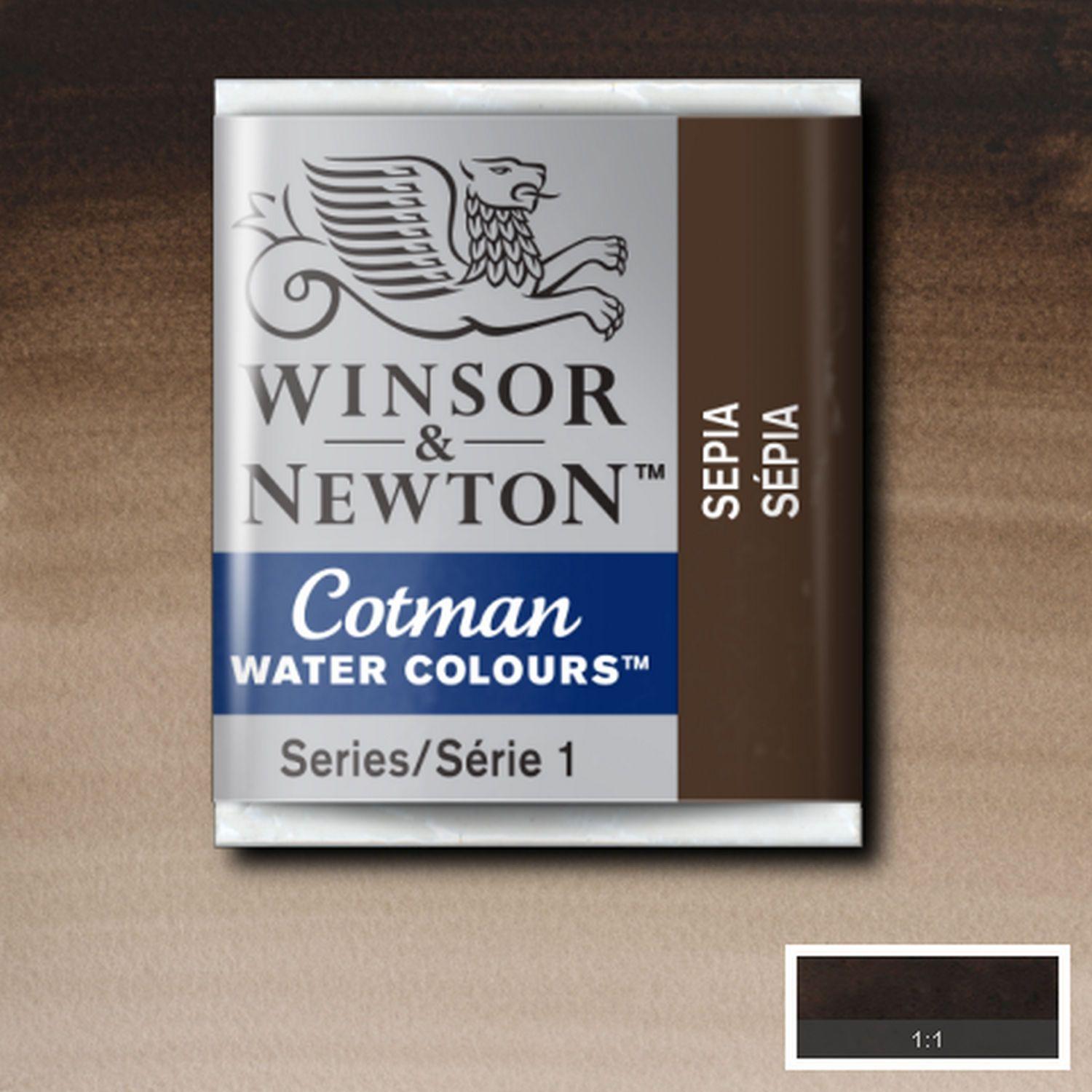 Acuarela Cotman m/pan sepia Winsor & Newton-1