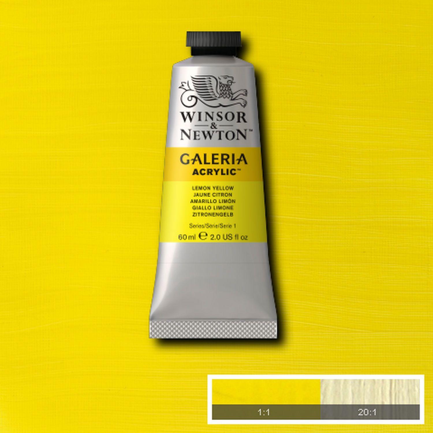 Acrilico Galeria 60ml amarillo limon Winsor & Newton-1