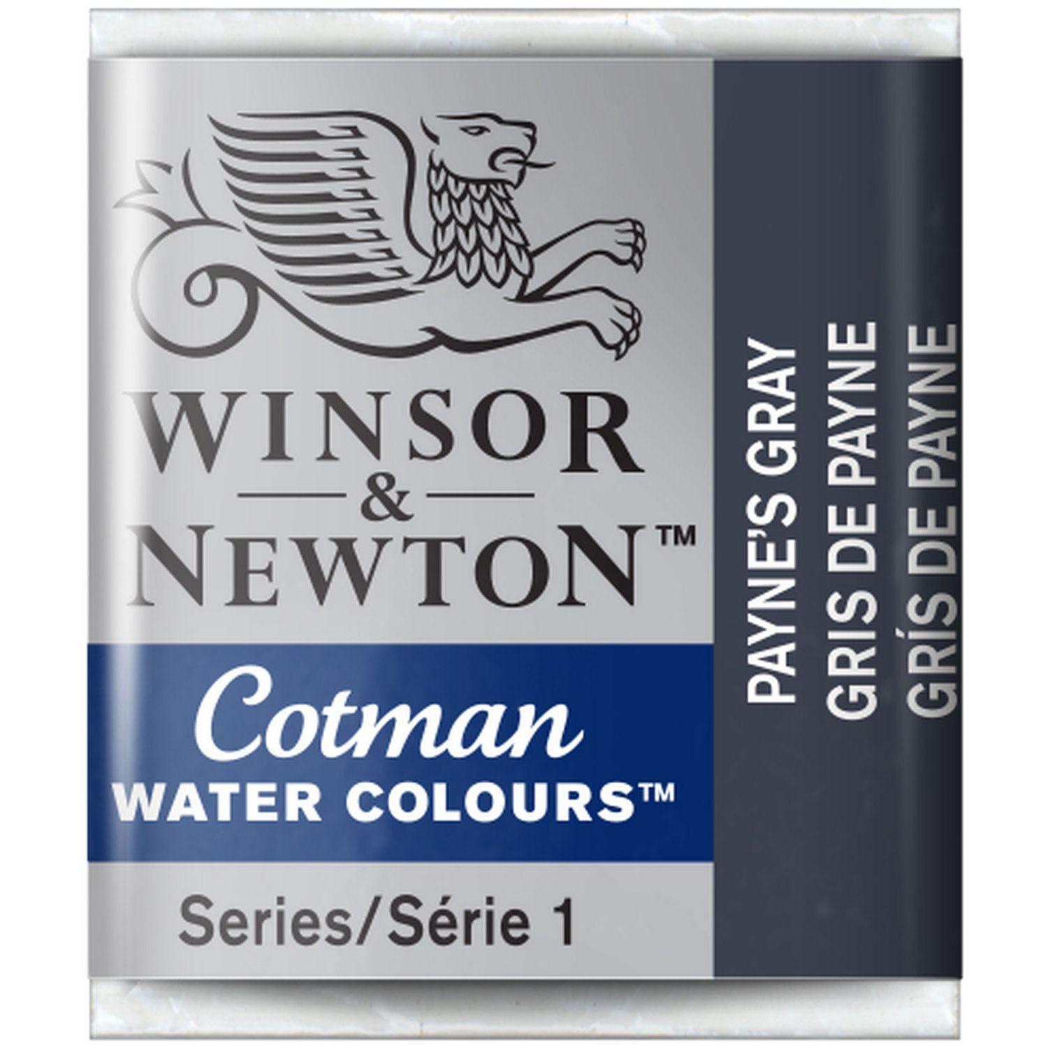 Acuarela Cotman m/pan gris de payne Winsor & Newton-0