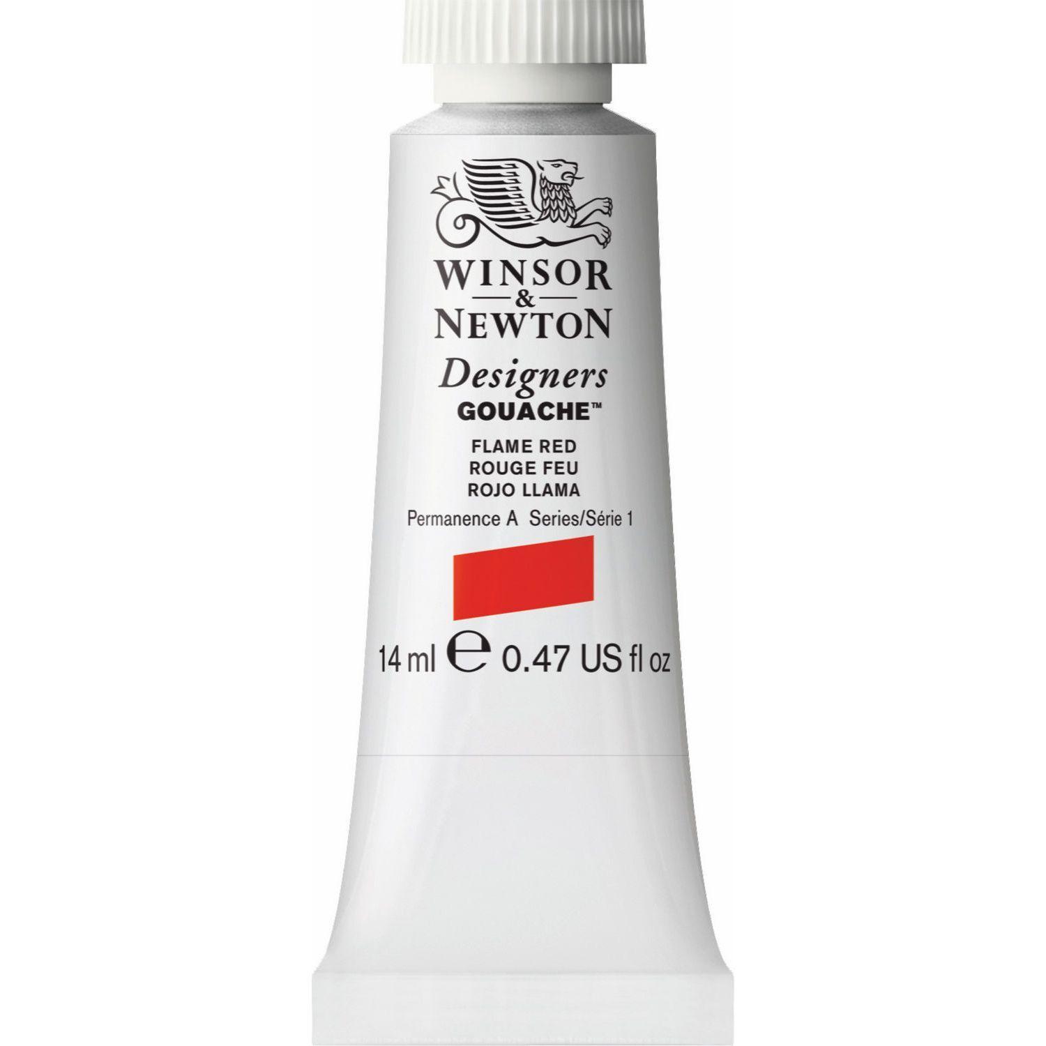 Gouache 14ml tubo Rojo Llama Winsor & Newton-0