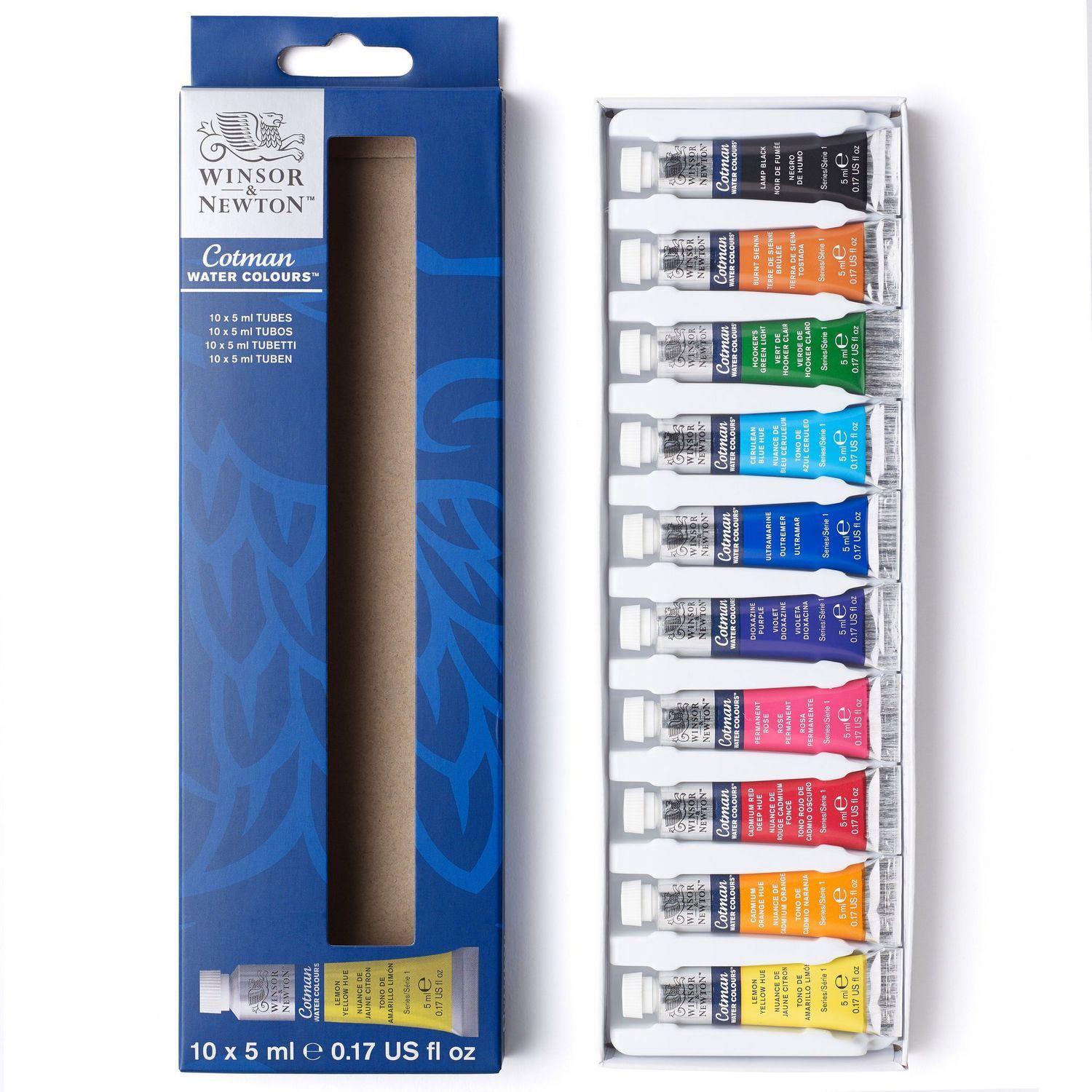 Set Inicial Acuarela Cotman 10x5ml Winsor & Newton-1