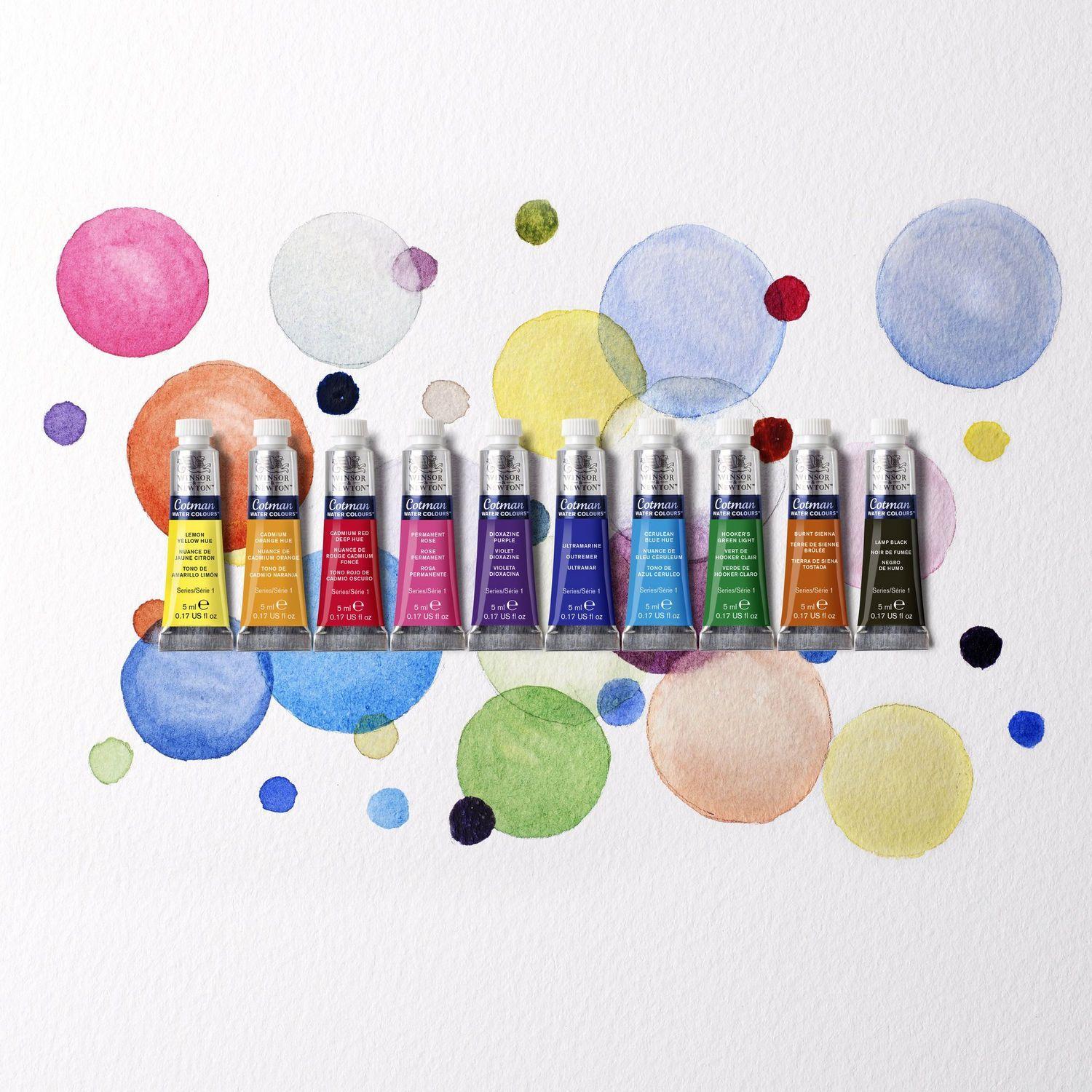 Set Inicial Acuarela Cotman 10x5ml Winsor & Newton-5