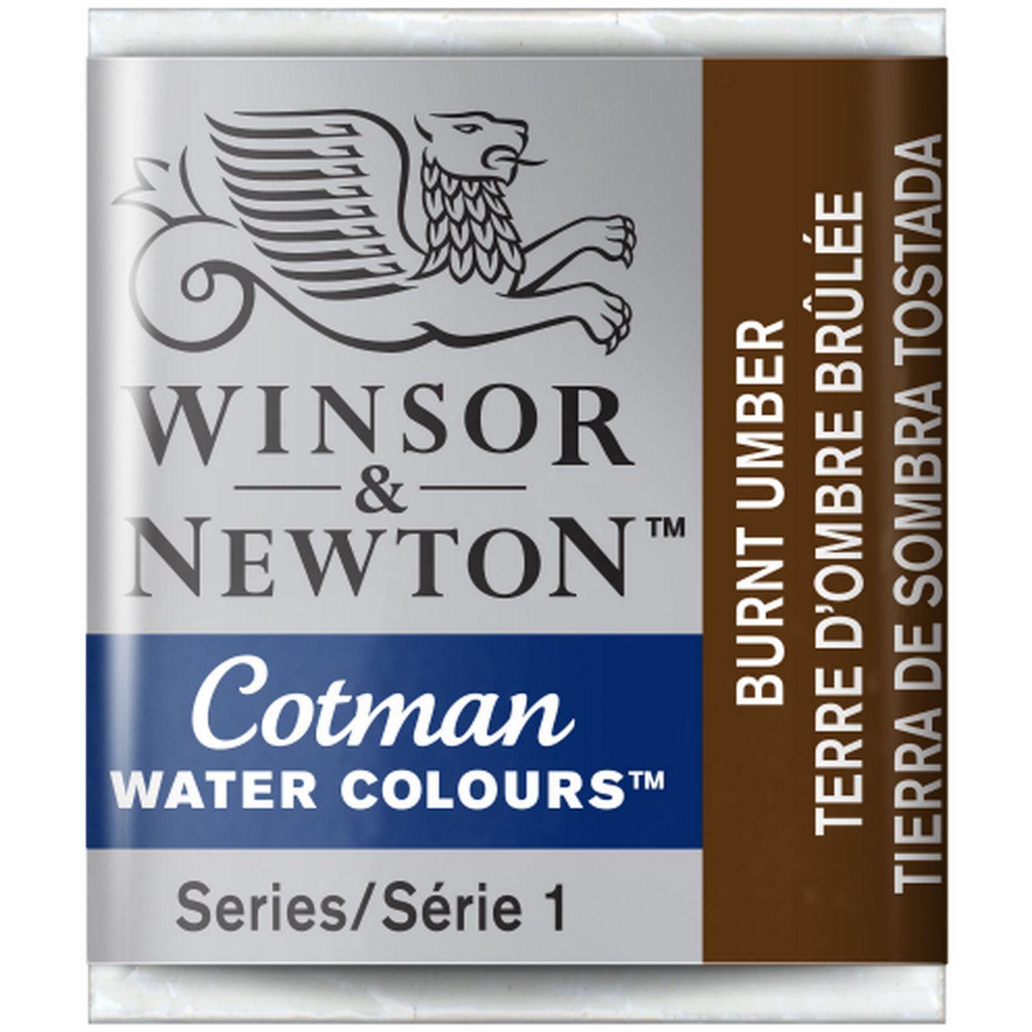 Acuarela Cotman m/pan tierra sombra tostada Winsor & Newton-0