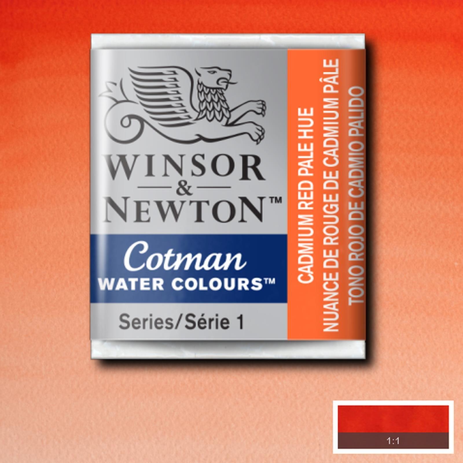 Acuarela Cotman m/pan tono palo rojo Winsor & Newton-1