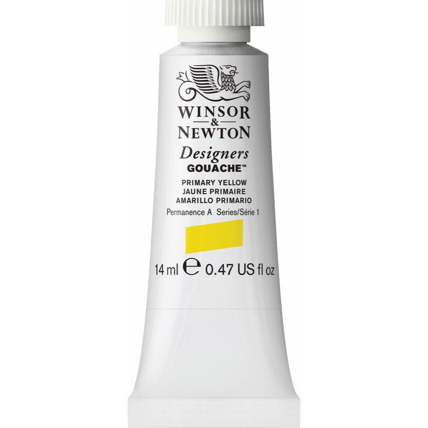 Gouache 14ml tubo Amarillo Primario Winsor & Newton-0