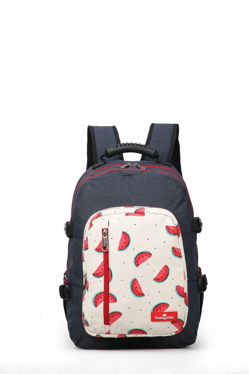 Mochila Wanderer 29l - Azul Obscuro / Sandia-0