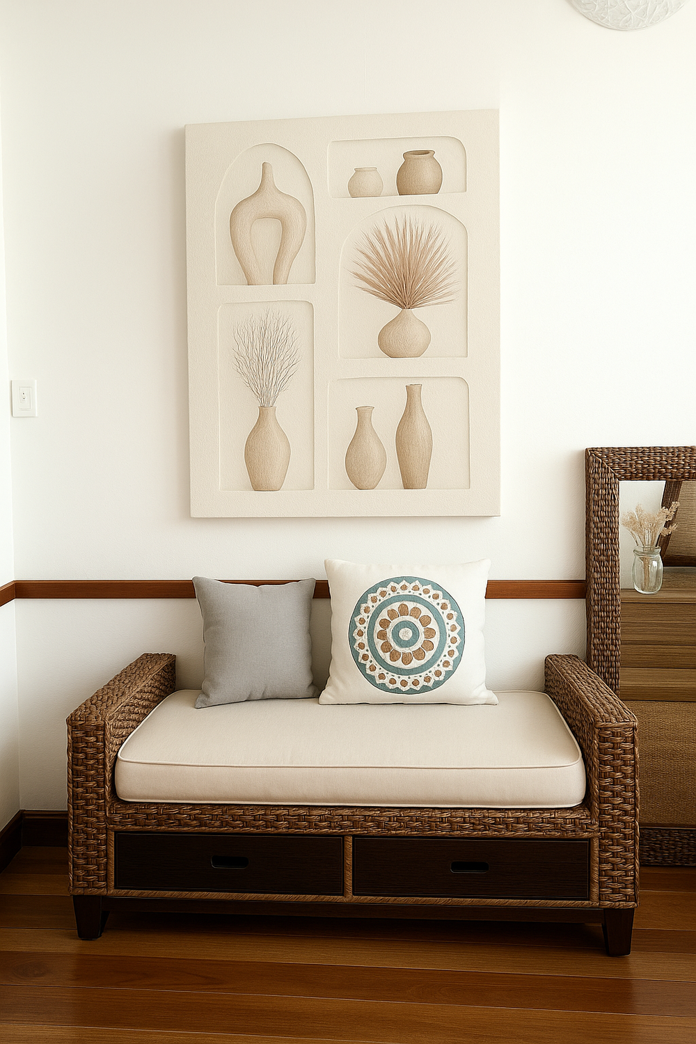 Cuadro Mediterráneo de Jarrones Decorativos-2