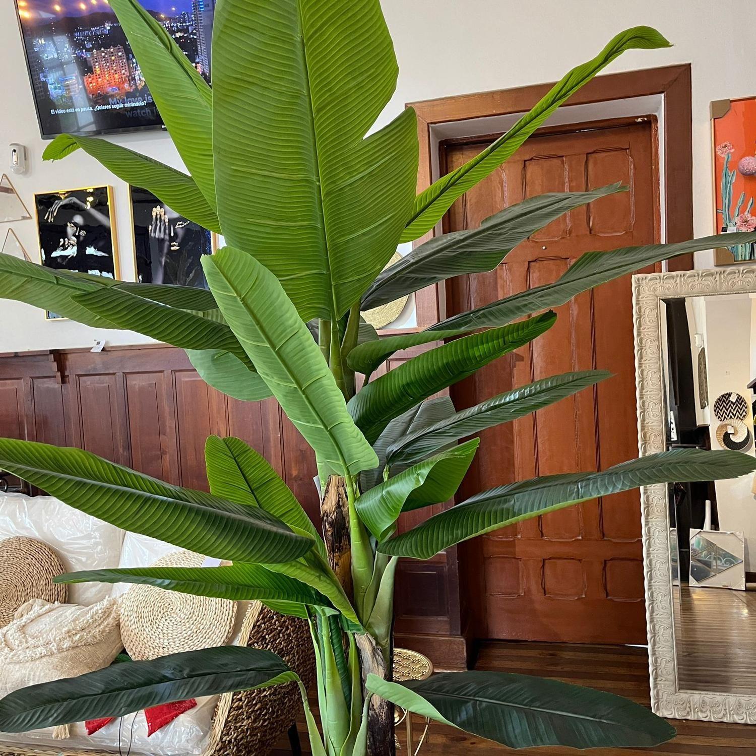 Planta Artificial Hoja de Platano-2