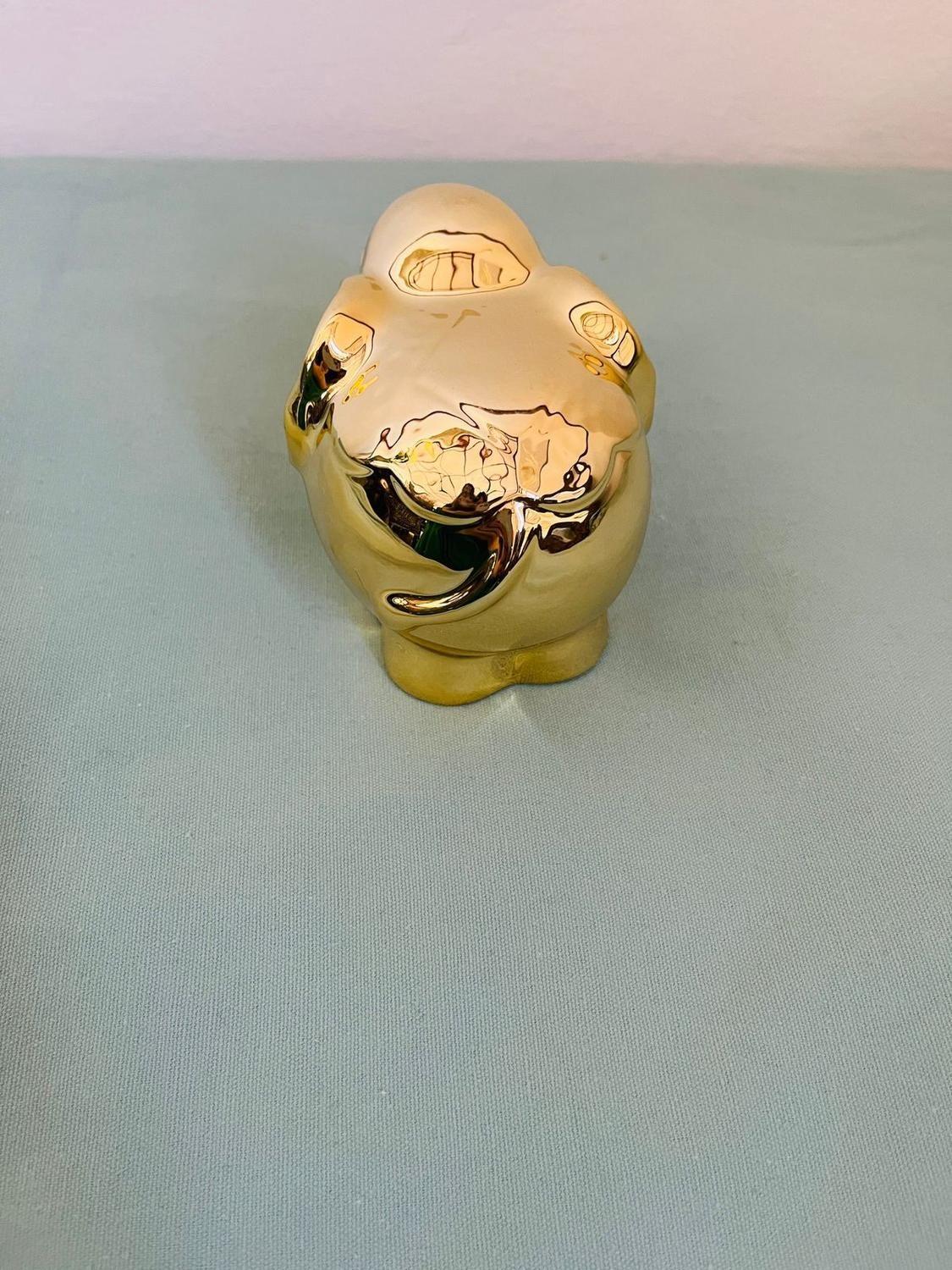 Adorno para mesa elefante dorado-2