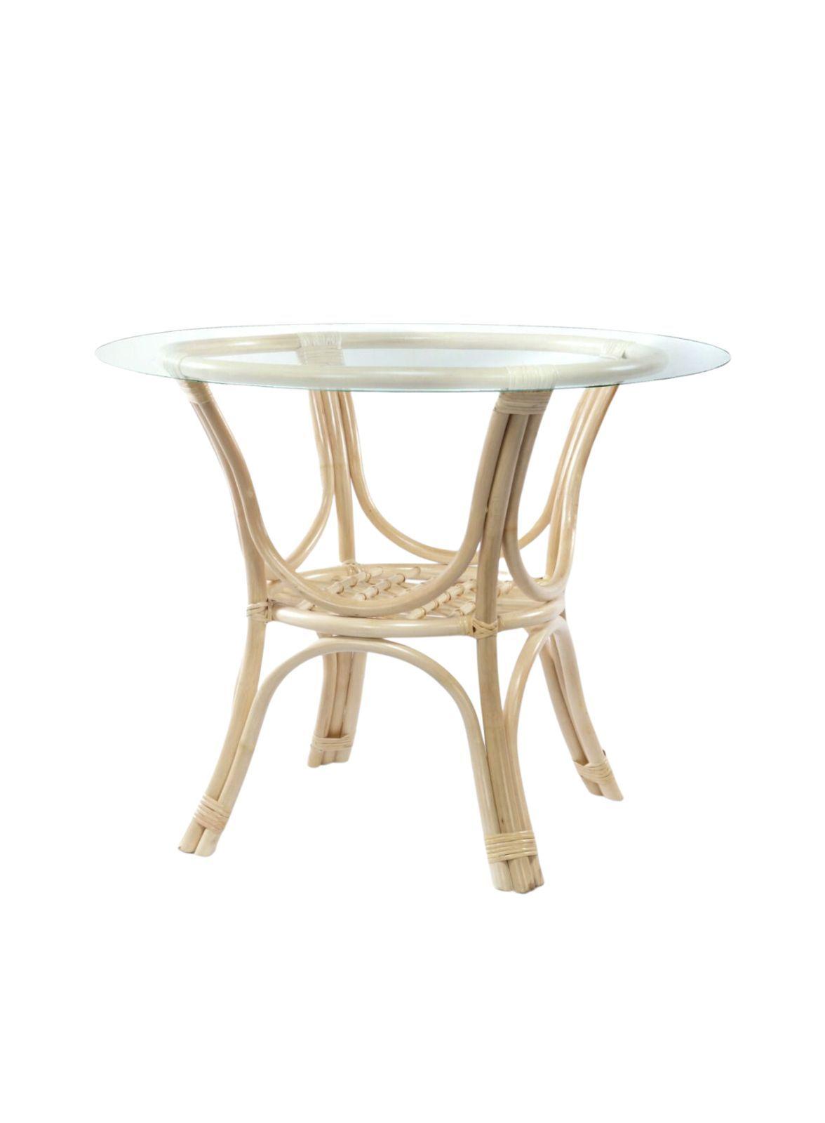 Mesa Terraza Pequeña Rattan Natural-0