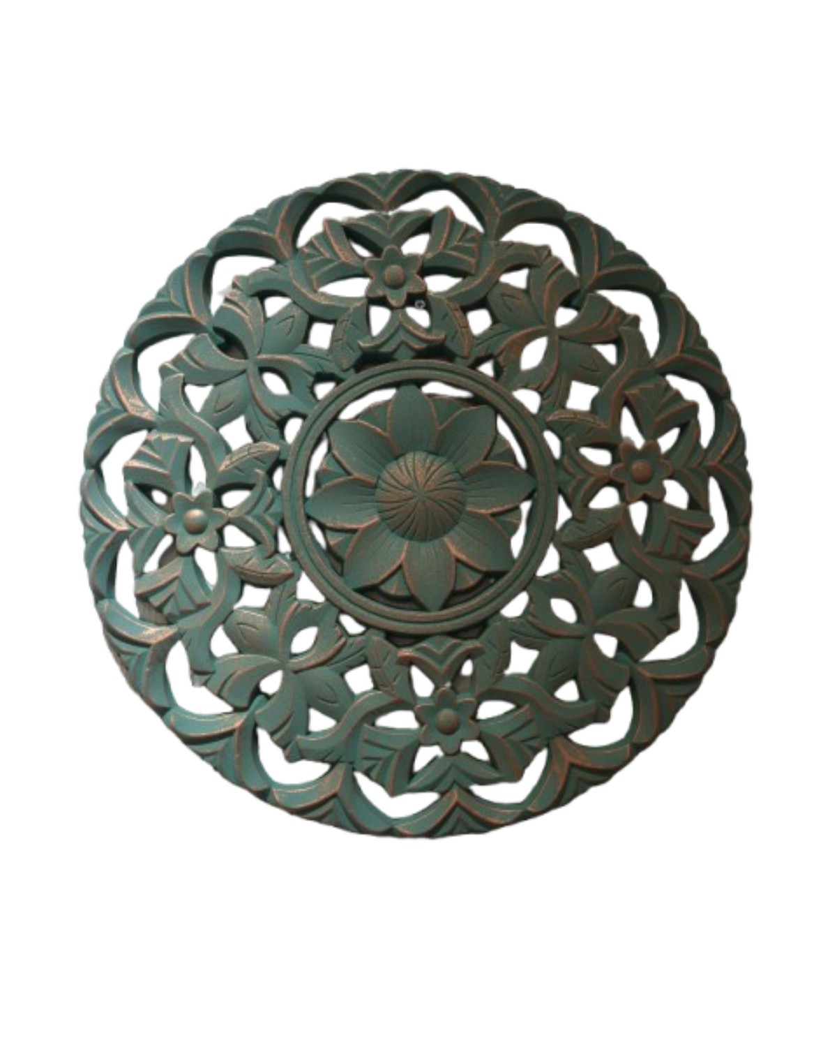 Mándala Verde Decorativo-0