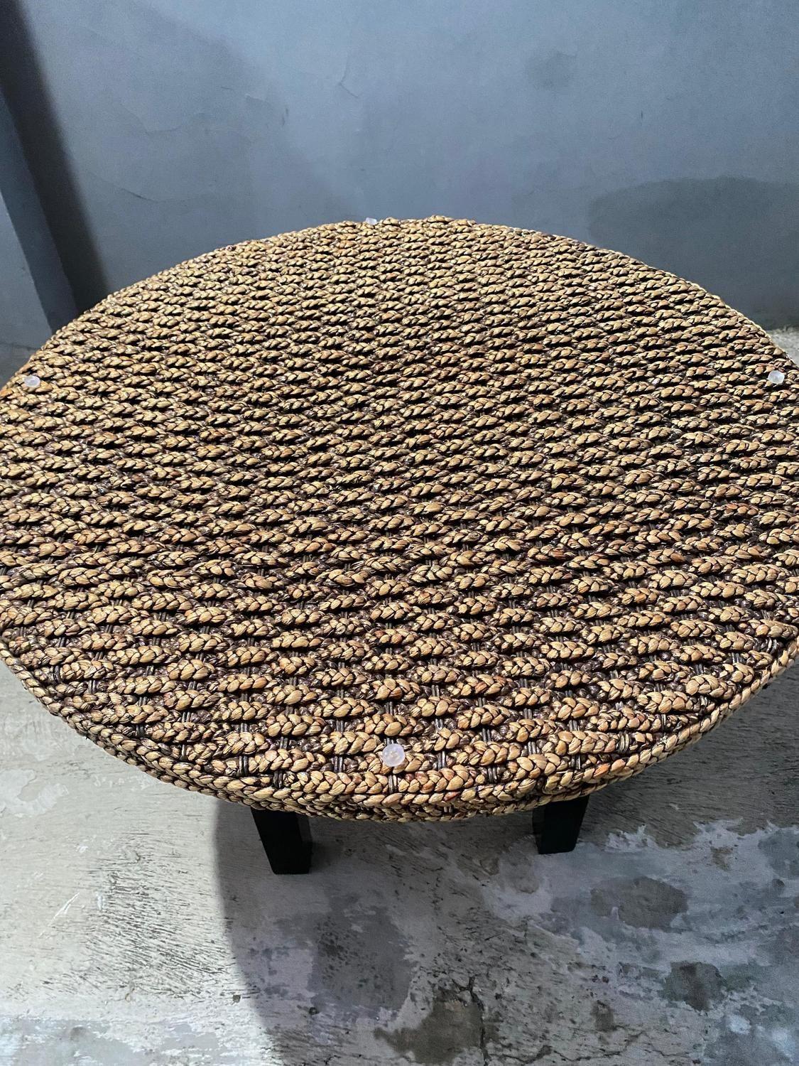 Comedor Rodondo Rattan Natural 4 Personas-8