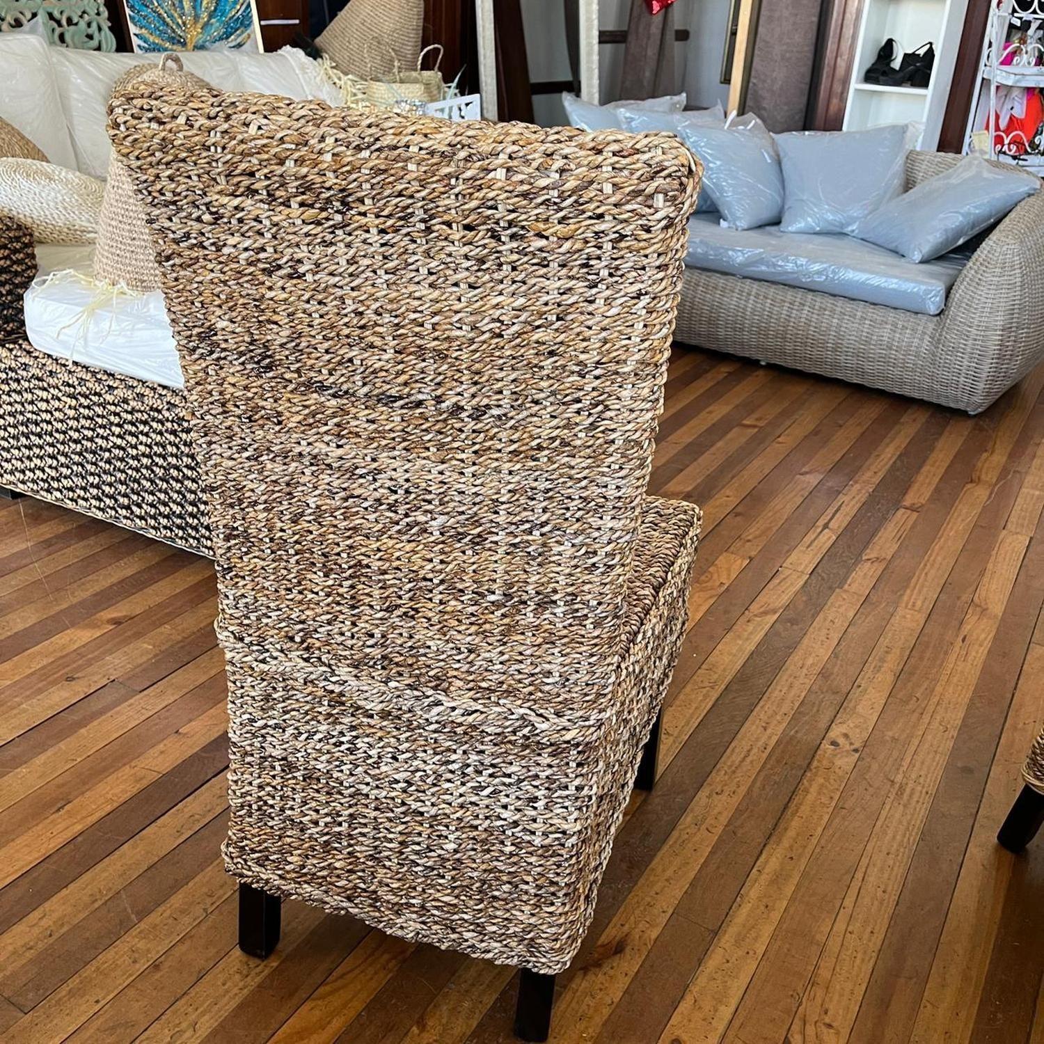 Silla de comedor en Rattan Natural-7