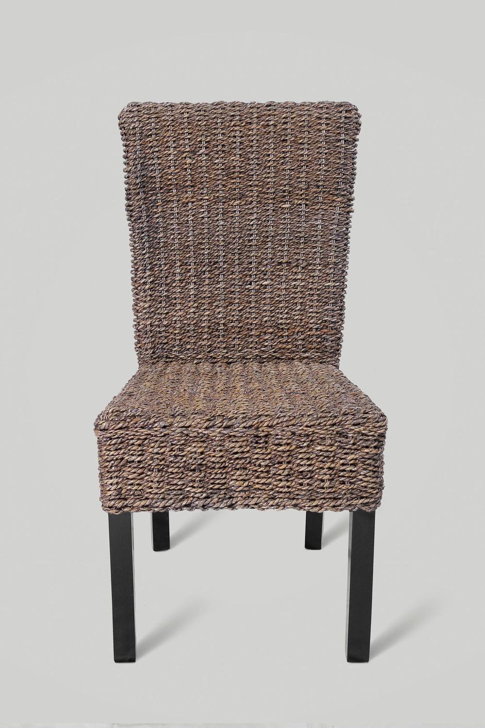 Silla de Comedor en Rattan Natural Hoja de Bannana-3