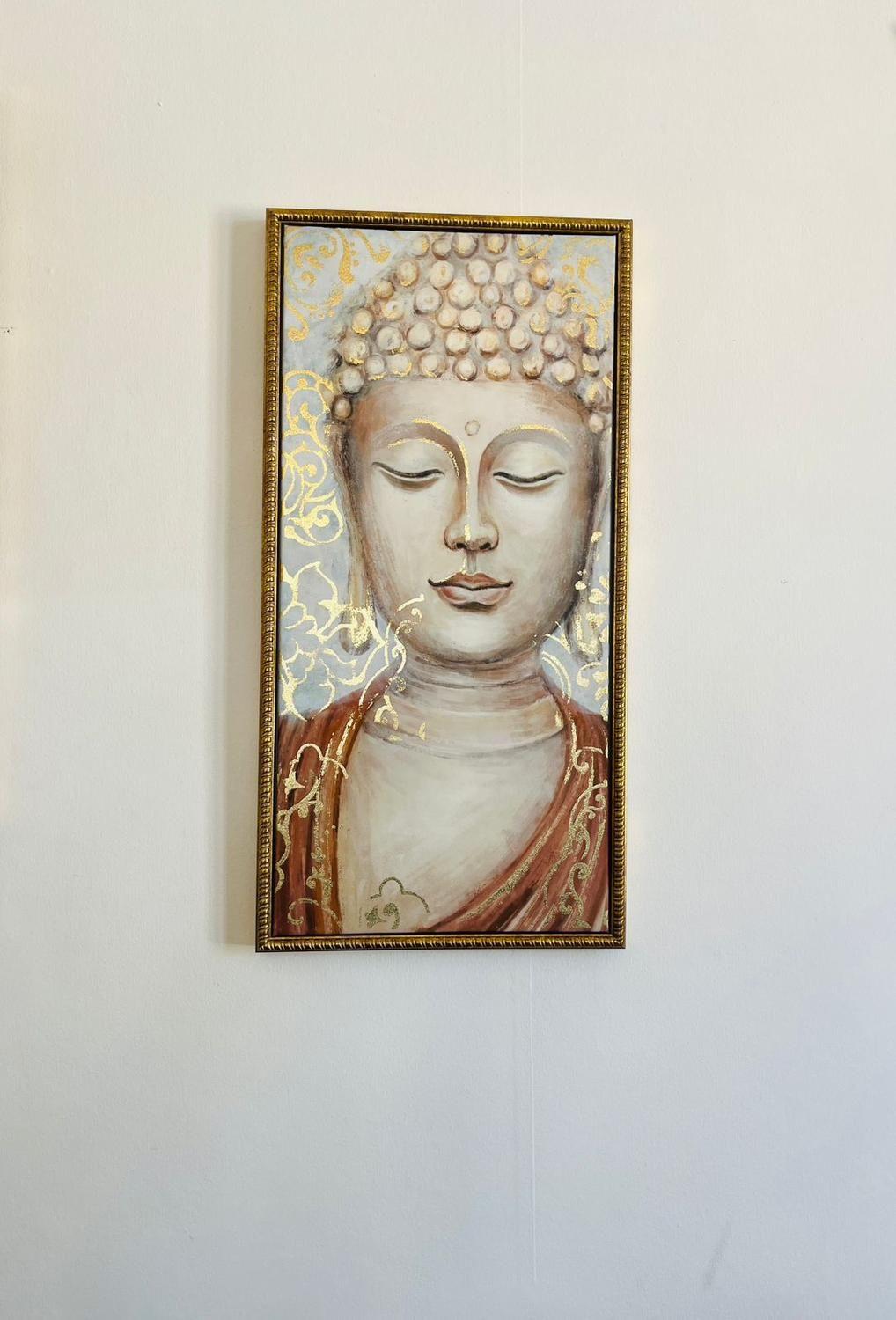 Cuadro Buda Face Dorado-2