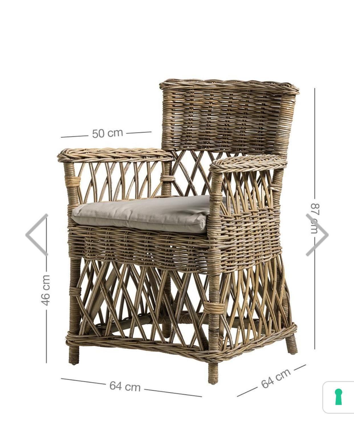 Sitial de Comedor Paris en Rattan Natural-5