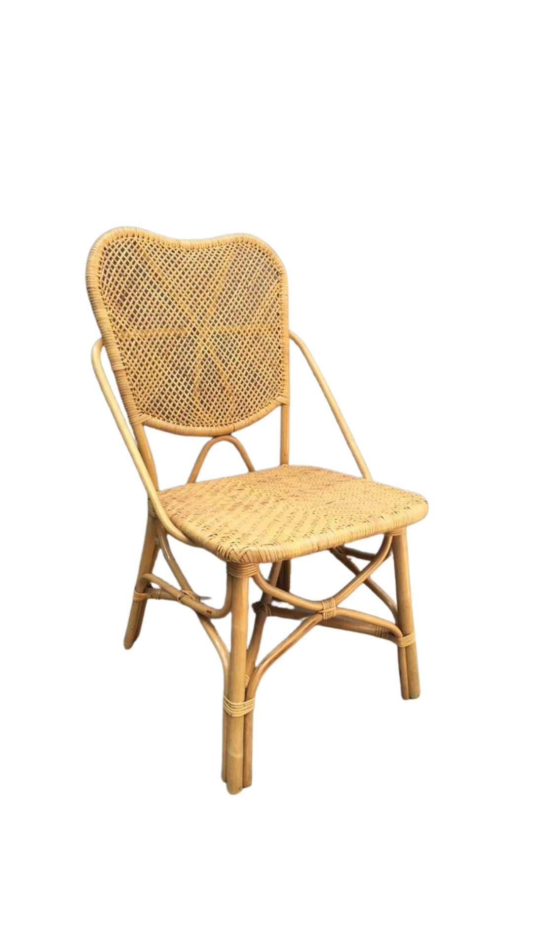 Pack de 2 sillas de Comedor Rattan Natural Origen-1