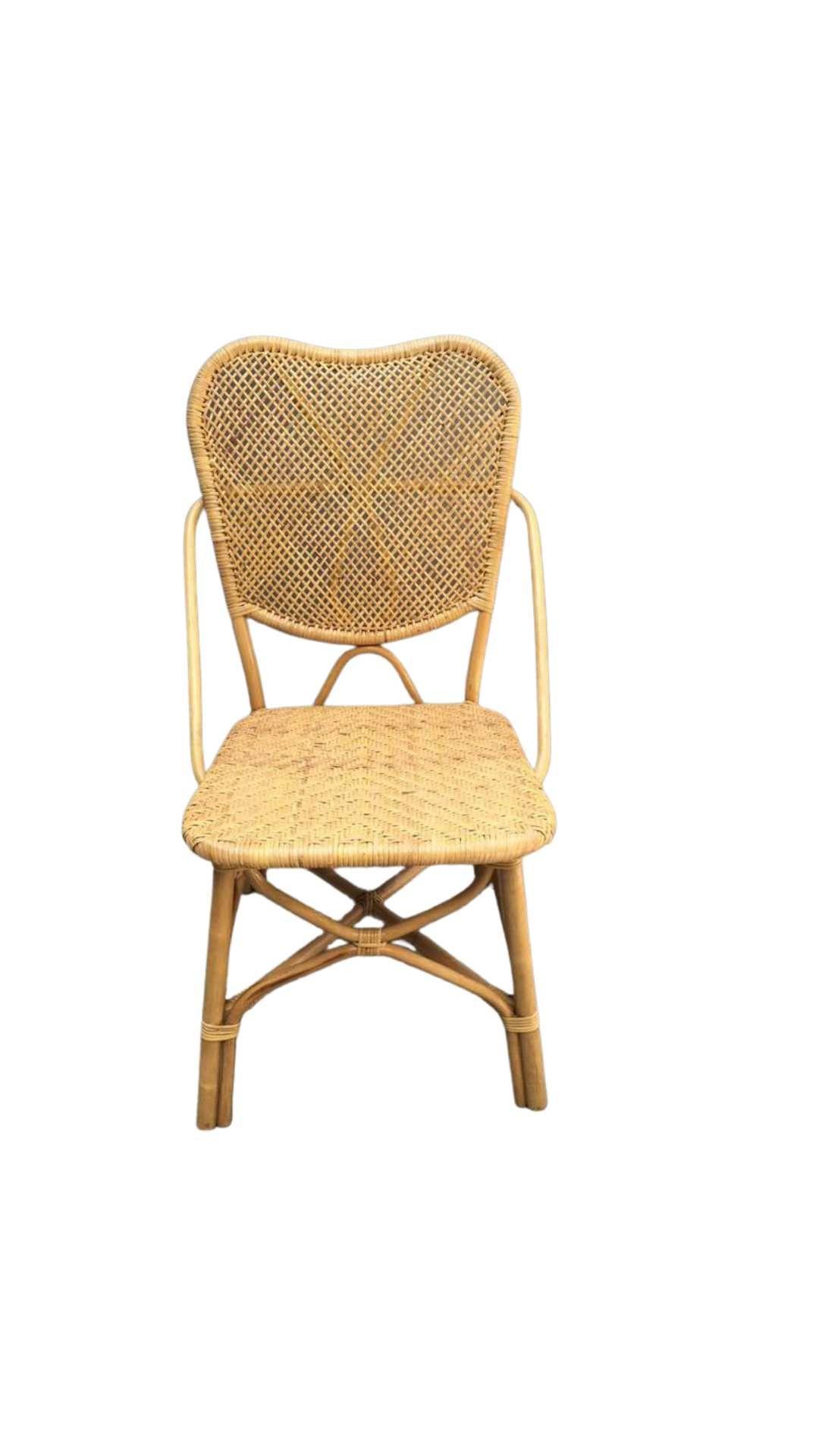 Pack de 2 sillas de Comedor Rattan Natural Origen-3