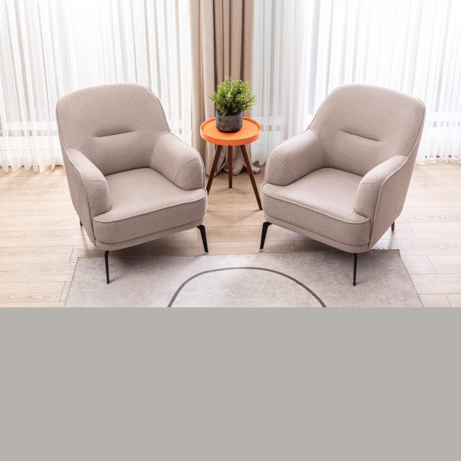 Juego de living Capadocia 6 Cuerpos 3+2+1 Beige, Sofa Cama-3