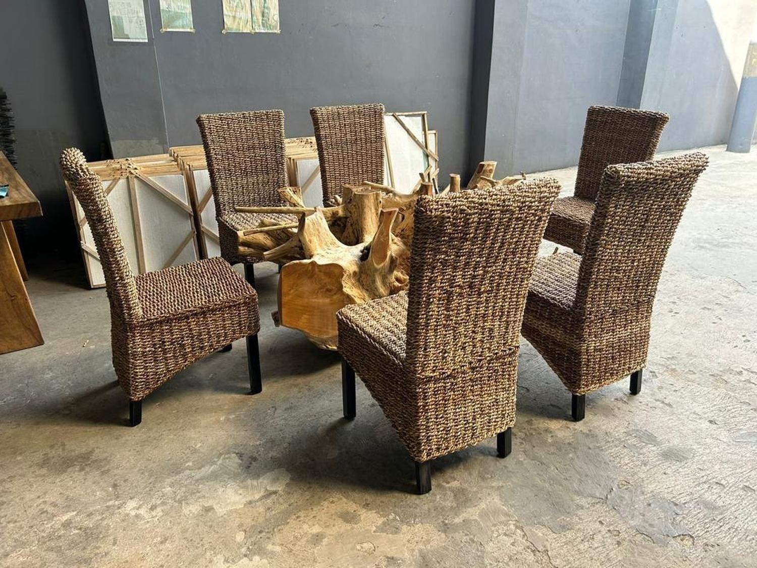 Raíz Teca Para Comedor 6 u 8 Personas-6