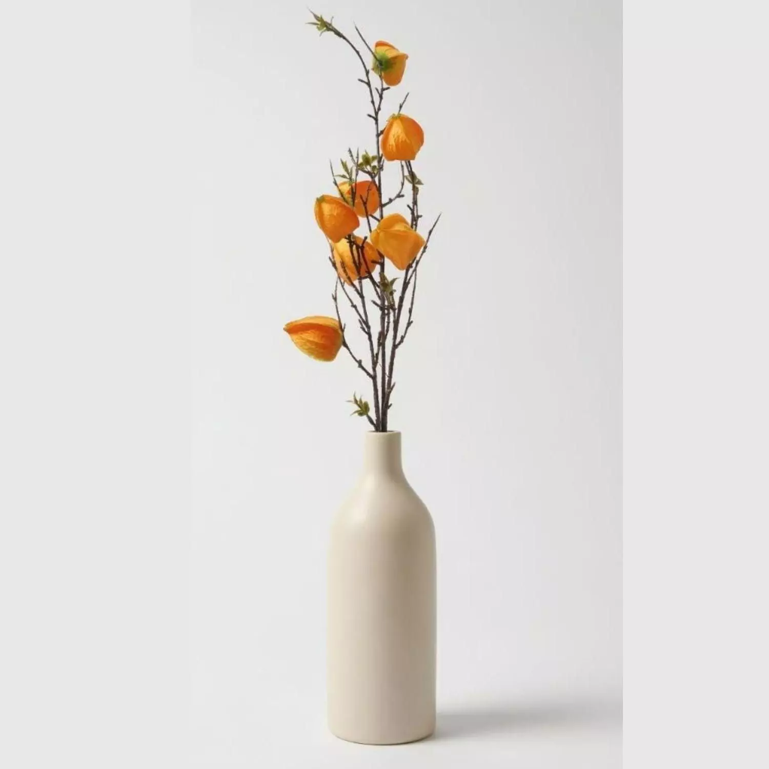 Flores Artificiales Naranja Botones-2
