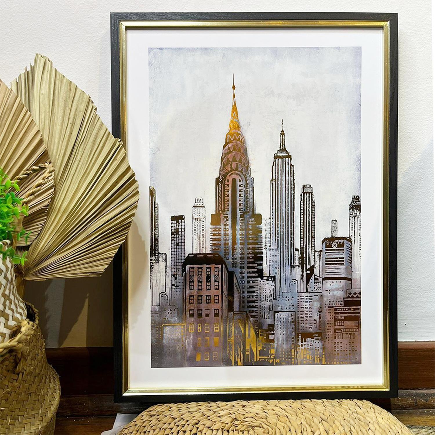 Cuadro Rascacielo Torre a la Izquierda-0