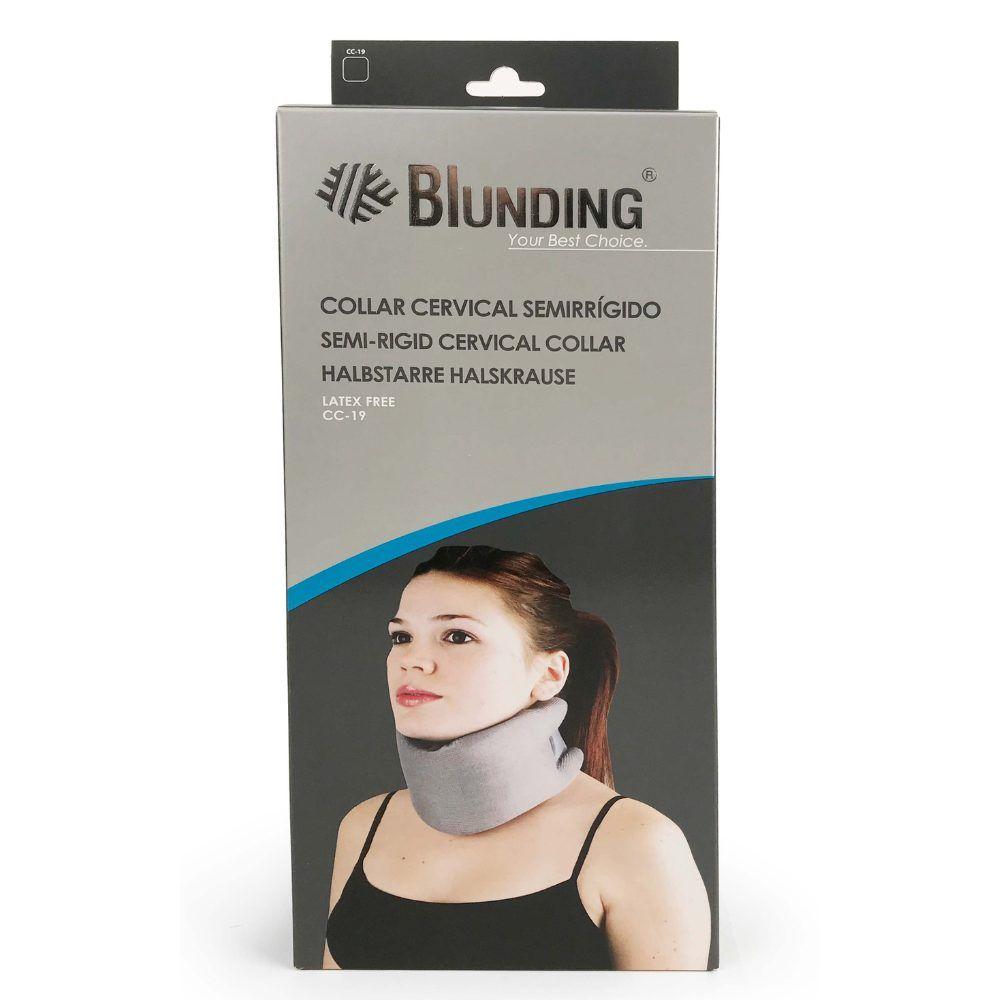 Collar, cuello cervical ortopédico Semirigido Talla S-Blunding-2